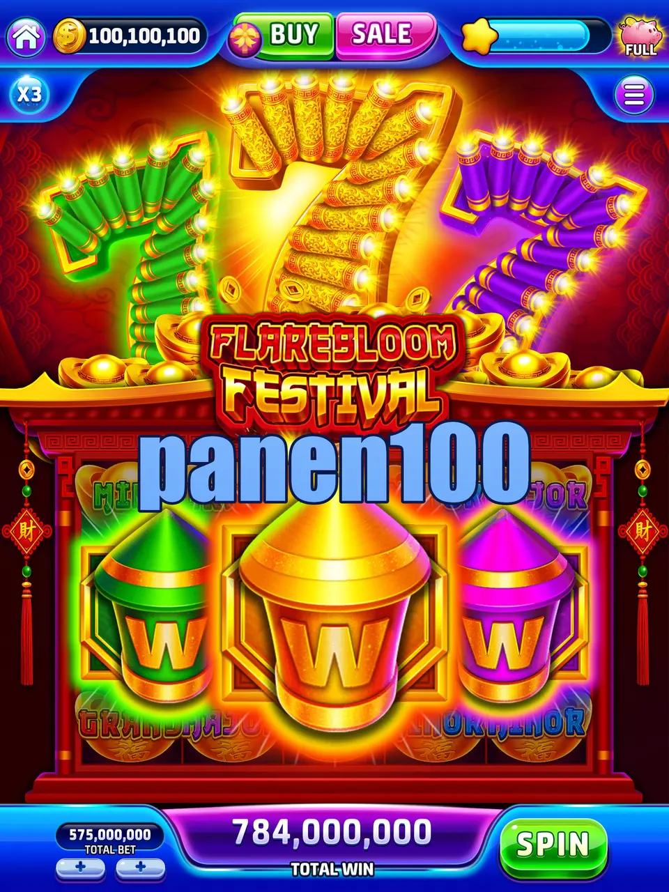 panen100 Masuk